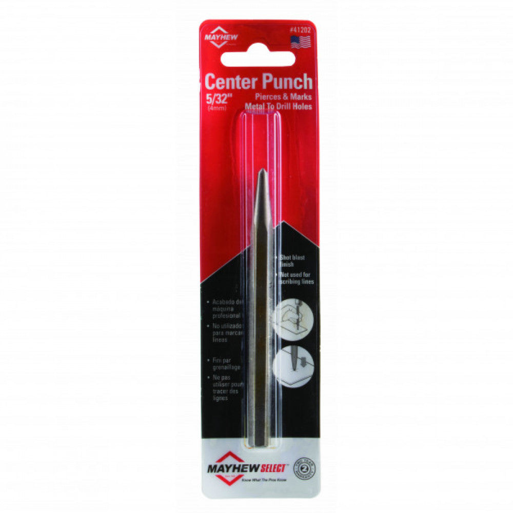 Mayhew Card Center Punch 125mm x 5/32"