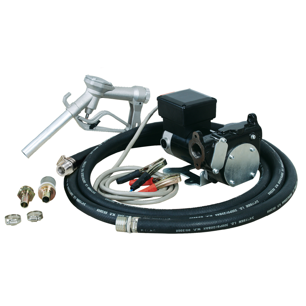 12V High FLow Diesel Pump Kit - Manual Nozzle