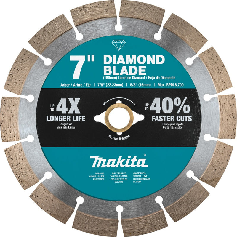 Makita Diamond Circular Saw Blade 180mm Segmented