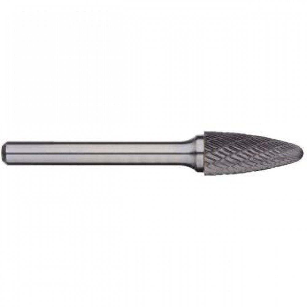 SF3M Carbide Burr Tree Shape Double Cut 9.5x19x63mm With 6mm Shank