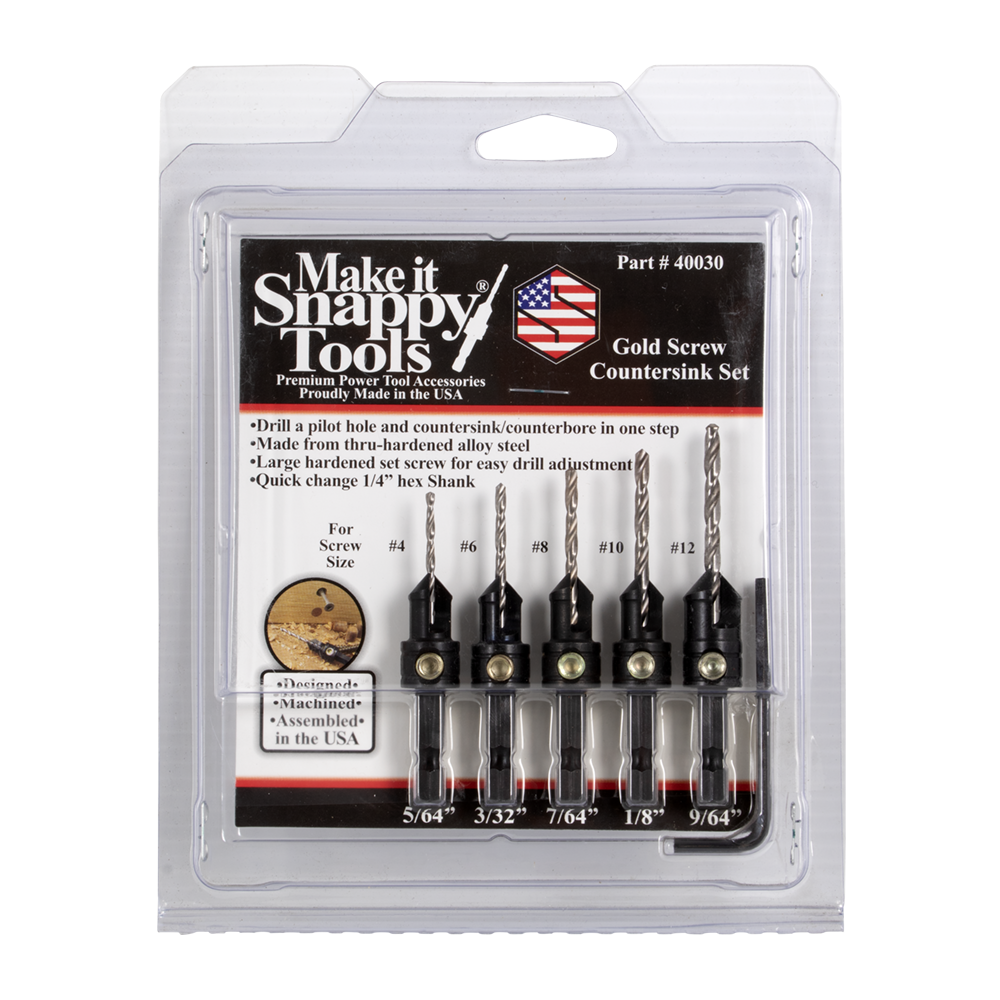 SNAPPY Countersink Set - 5pc
