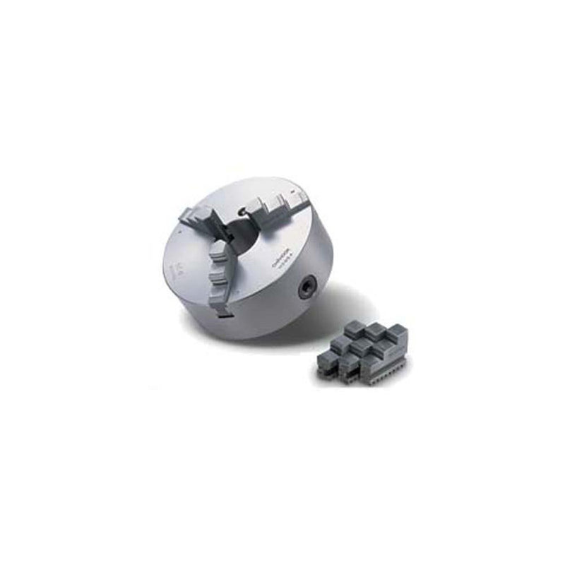 Vertex 3 Jaw Self Centering Chuck Recess Mount Solid Jaws 200mm