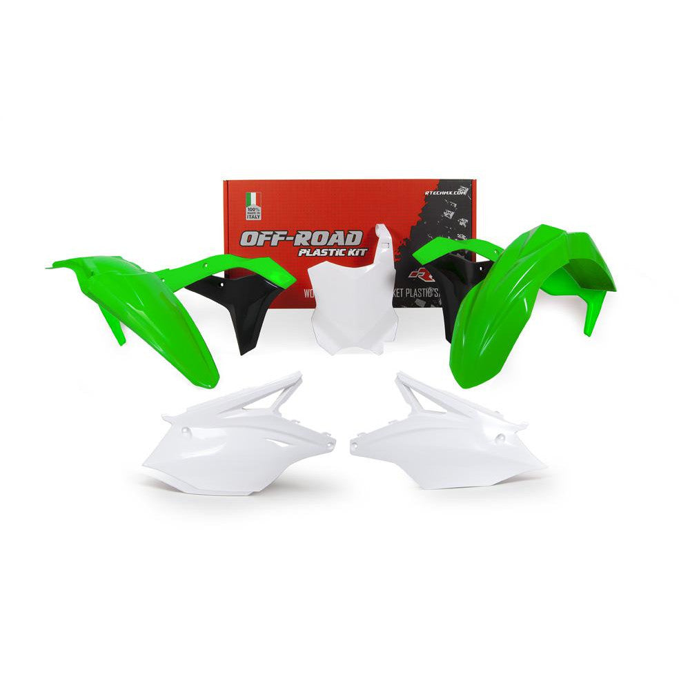 Plastic Kit Rtech Front &Rear Fenders Sidepanels &Radiator Shrouds &Front Number