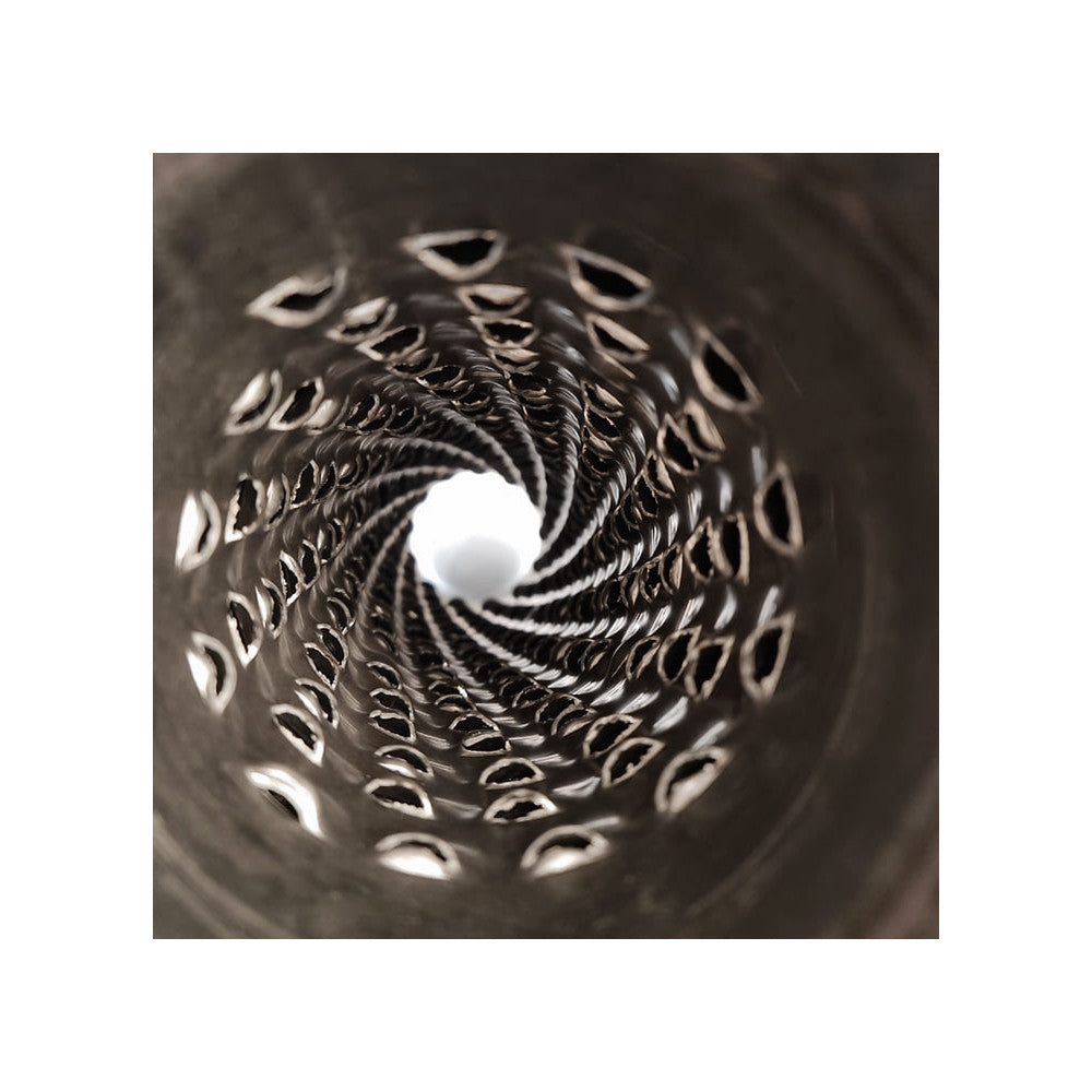 3.0" I.D Inlet/Out 18" Body Resonator Stainless Wool Packed (304 Stainless)