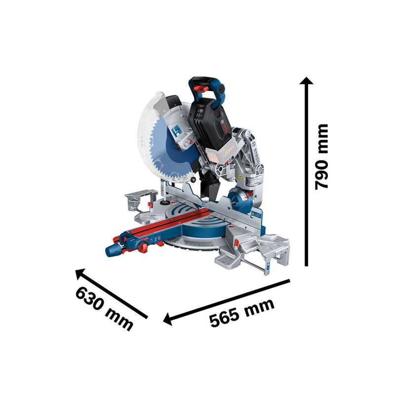 BOSCH 18V Mitre Saw 305mm BiTURBO GCM18V-305 Bare Tool 0601B43040