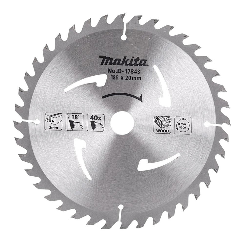 Makita Saw Blade TCT 185mm 40T