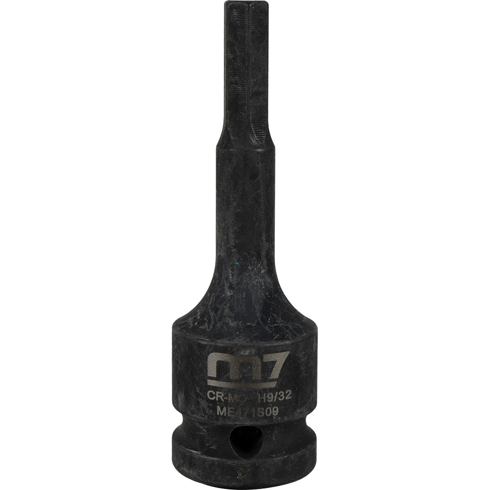 M7 Impact In Hex Socket, 1/2in Drive,  9/32in