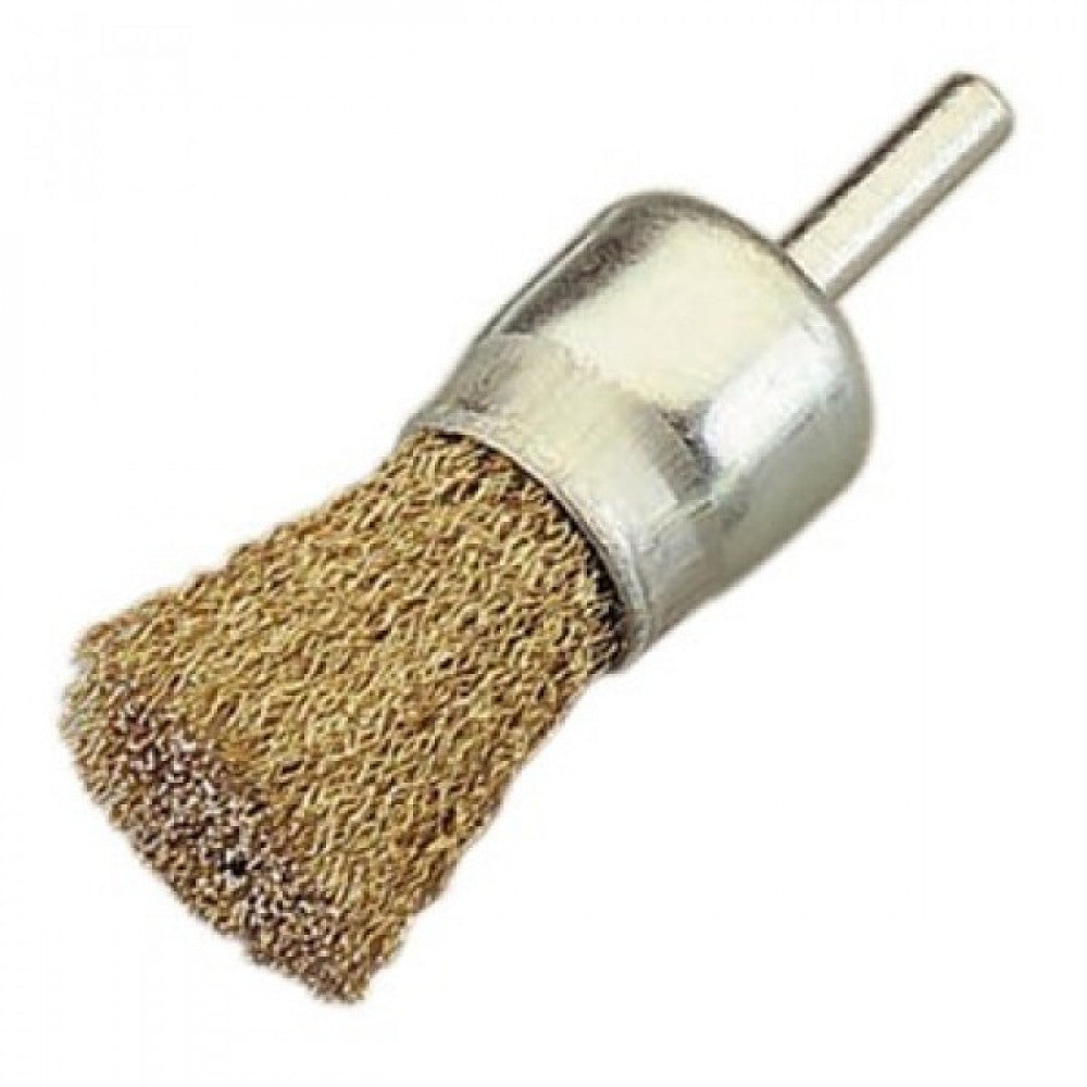 26mm x 30mm x 0.3mm End Brush - 6mm Shank - Coated Steel BBC9078