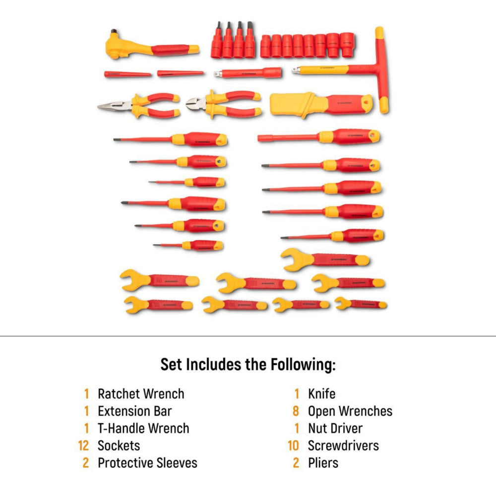 GEARWRENCH 39Pc VDE Insulated Tool Set