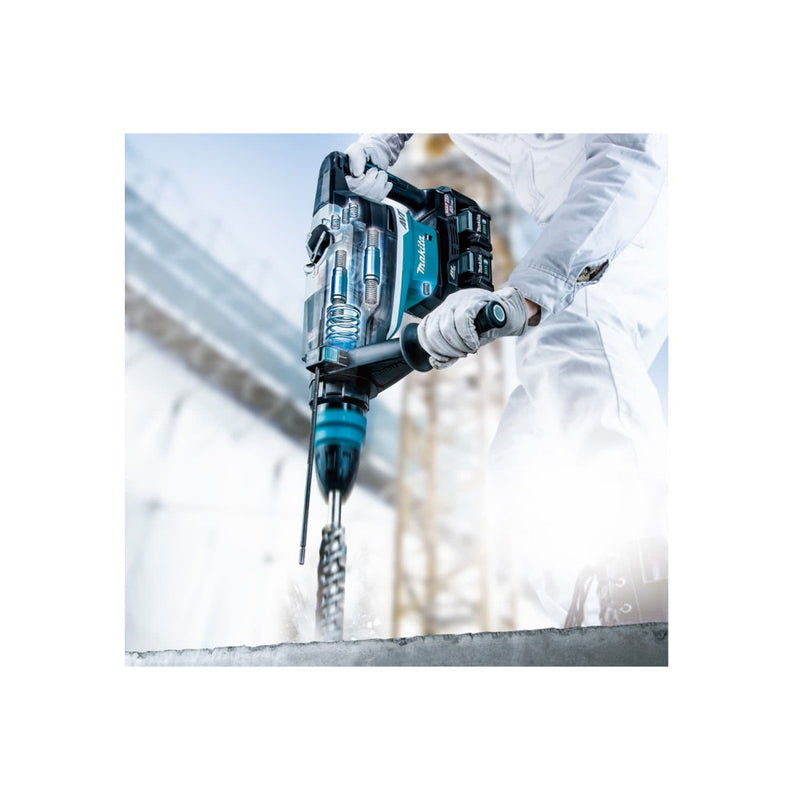 MAKITA 80Vmax (40Vx2) XGT Brushless AWS* 52mm Rotary Hammer - SDS-Max - KIT