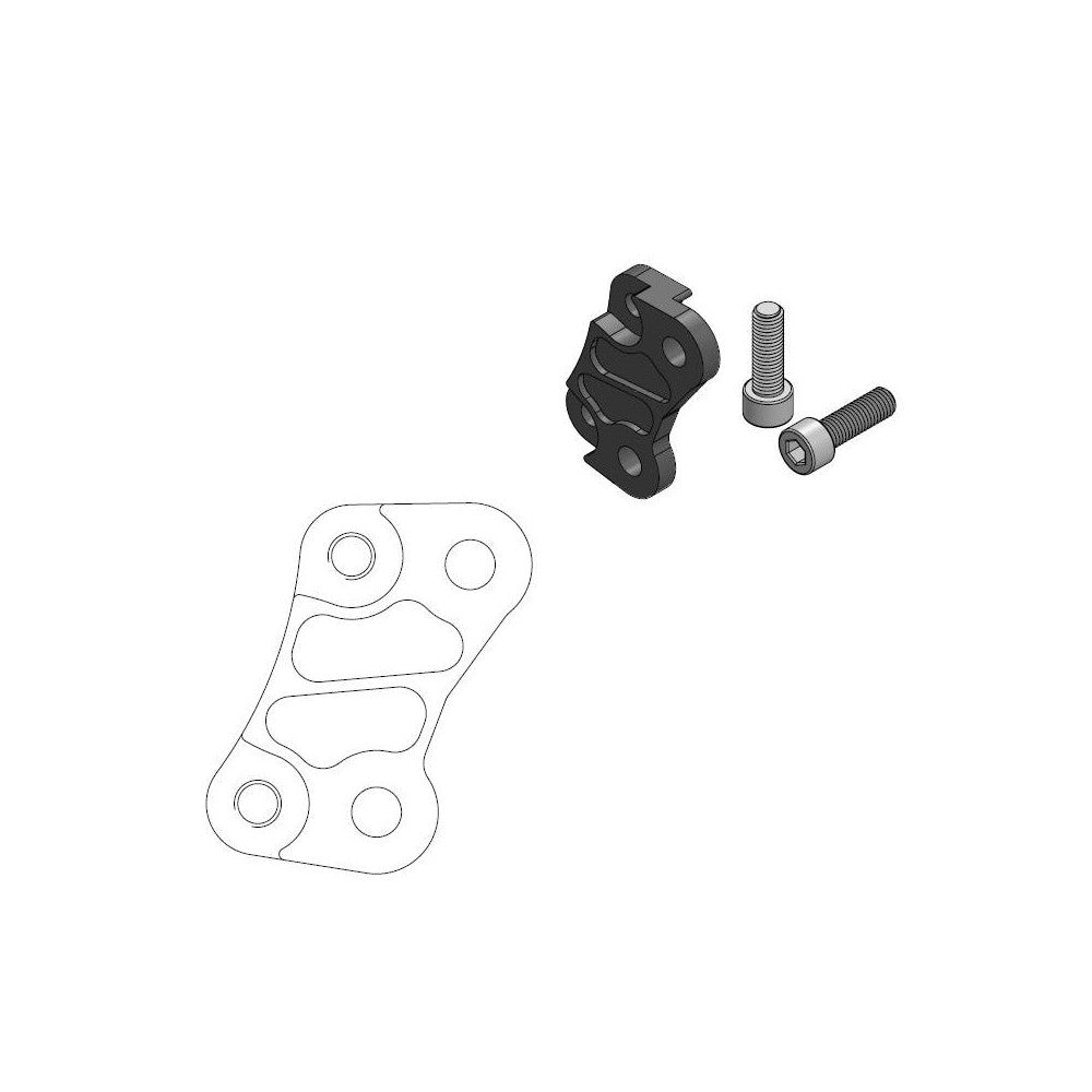 Brake Disc Caliper Adapter Bracket Moto Master Oversized 260mm Kawasaki KX85 01-