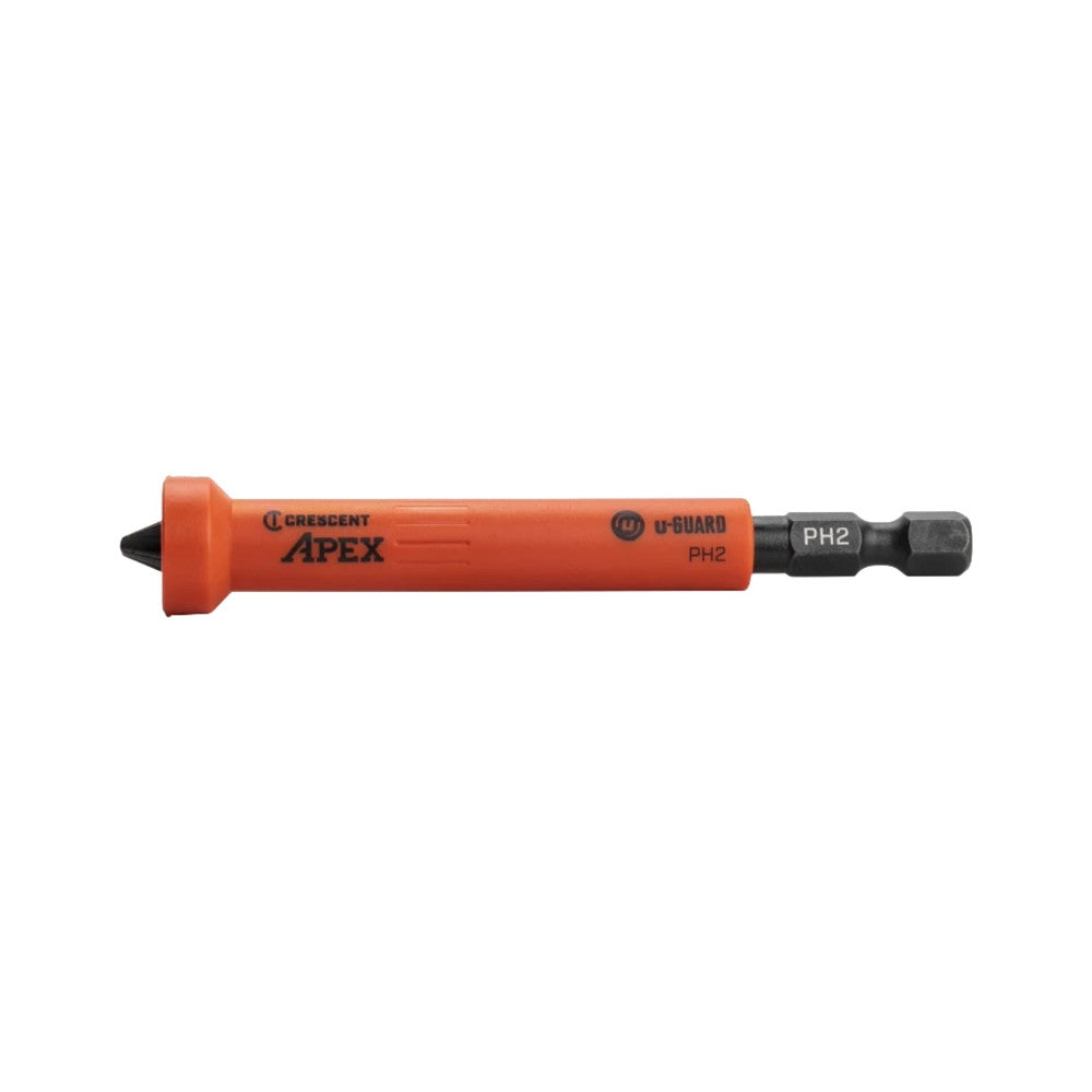 Crescent 2Pc 3-1/2in. Phillips® U-GUARD™ Covered Impact Power Bit W Ring Magnet