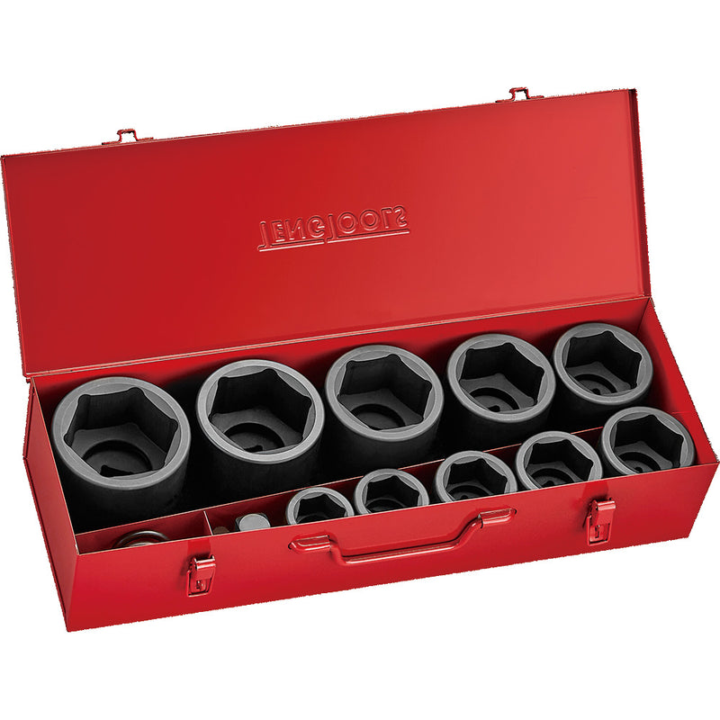 Teng 17Pc 1in Impact Socket Set Din 36 - 80mm