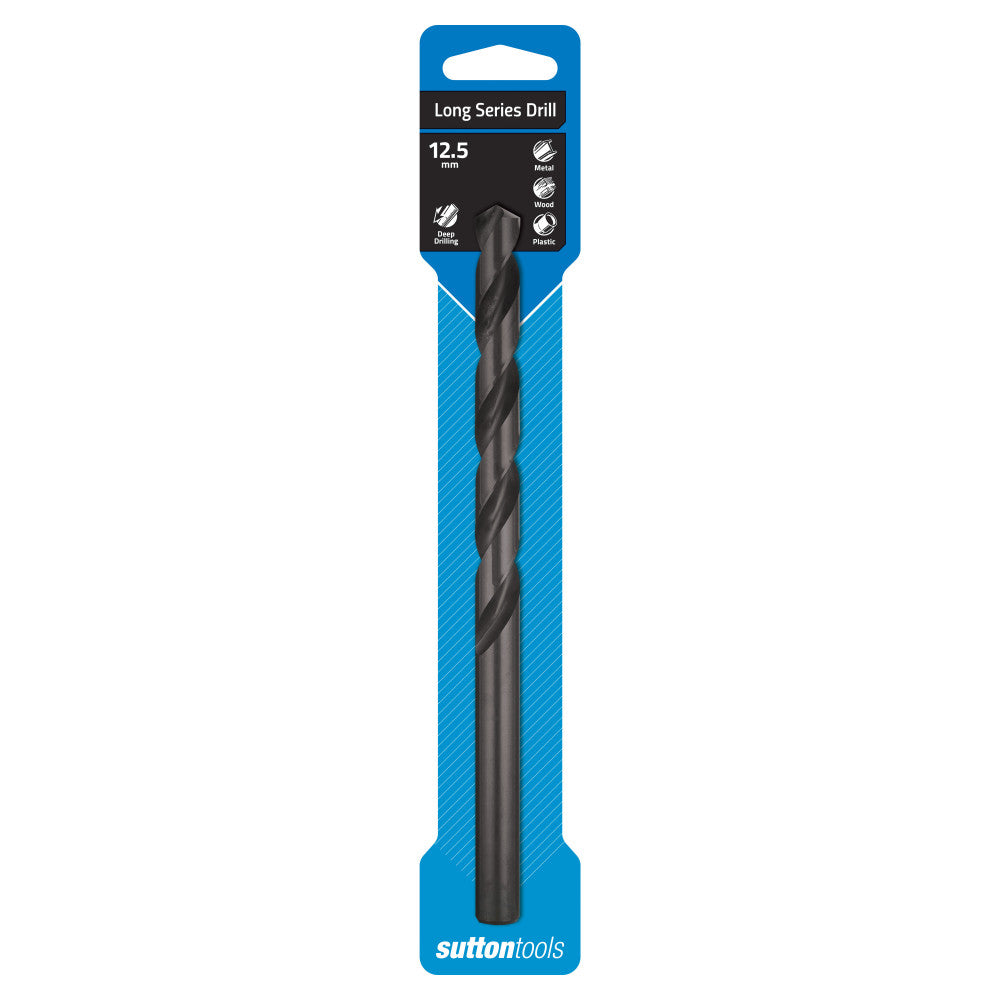 Sutton Tools Long Series Drill Bit 12.5mm HSS