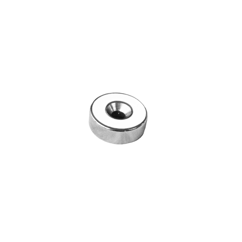 Neodymium Countersunk Ring Magnet Ø22mm x 5mm x 8  Mm N48