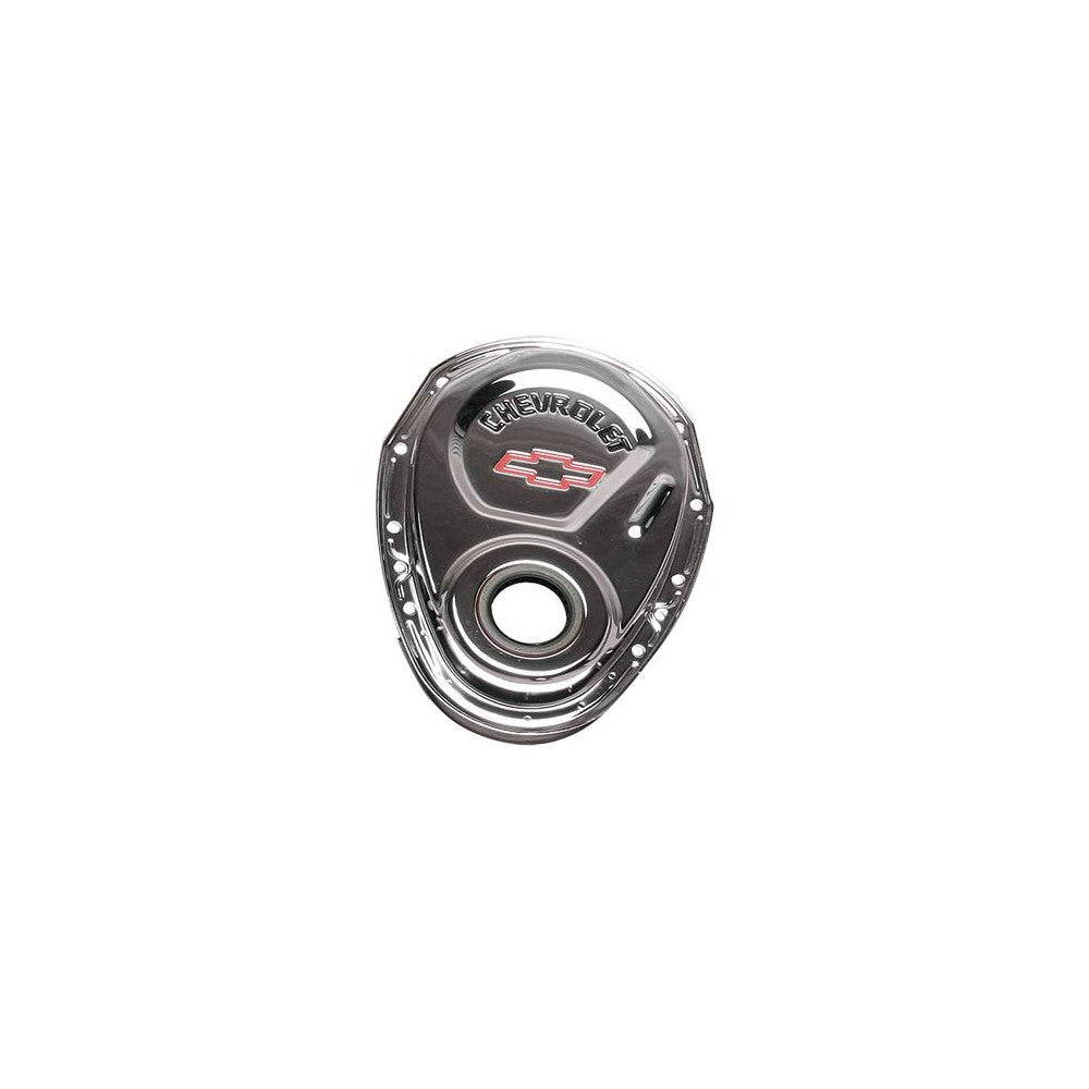 Proform Timing Cover, 1-Piece Steel Chrome Plated Bowtie Chev SB #141-904