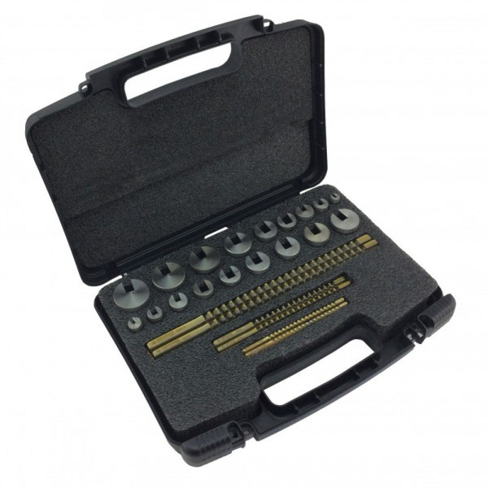 Broach Set #40 2-8mm With 6 Broaches +18 Bushes 36 Keyway Combinations