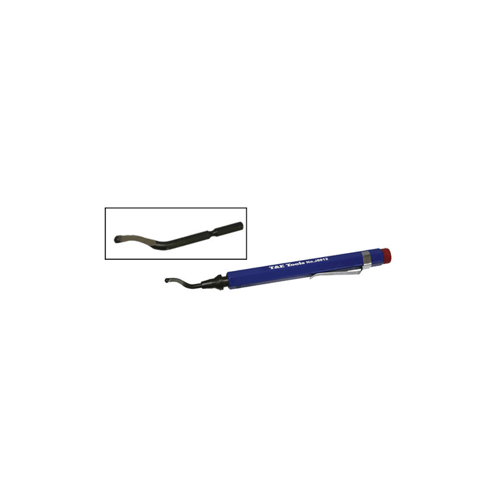 T&E Tools Deburring Tool With 2 Blades 140mm Long - T&E - #J8912