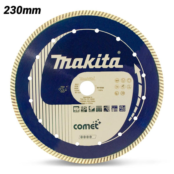 Makita Diamond Circular Saw Blade 230mm Comet Turbo