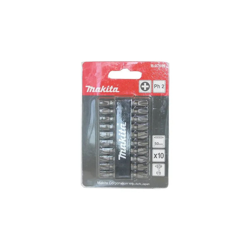 PH2x50mm Double Ended Screwdriver Bit 10pc/set