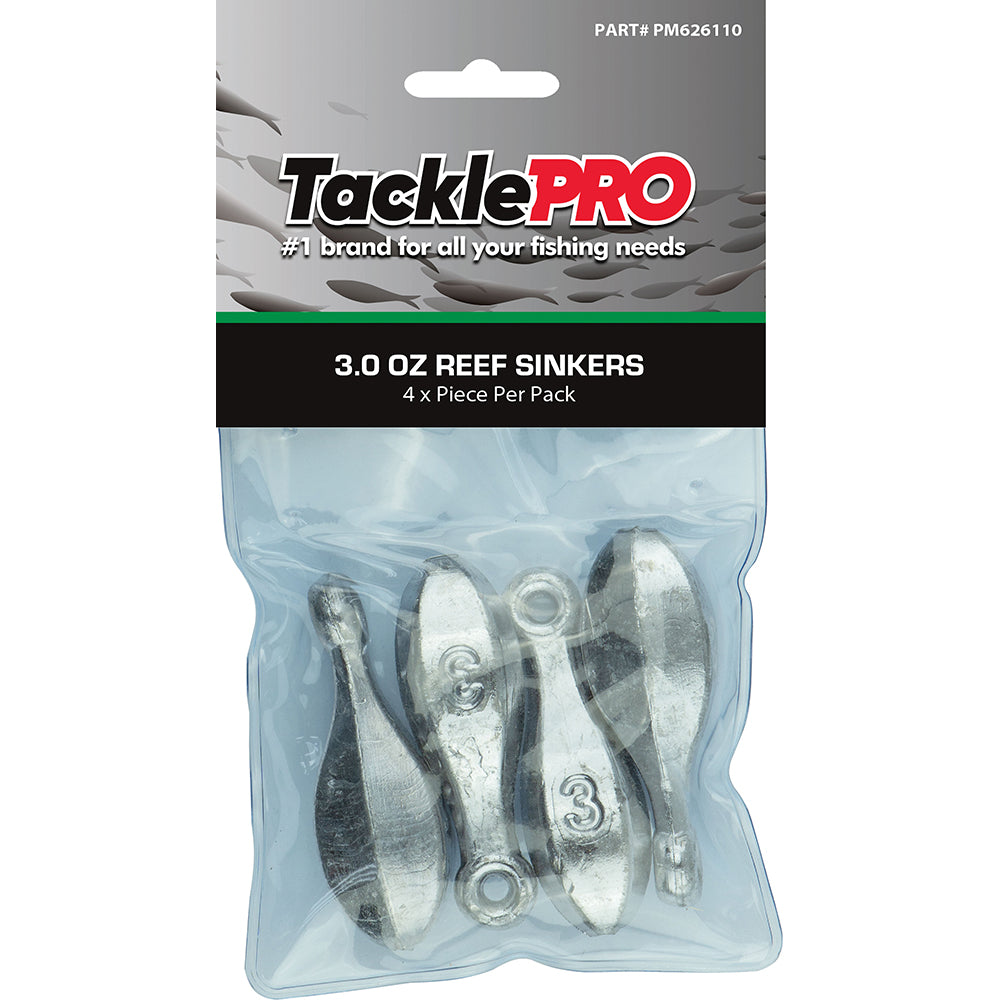 Tacklepro Reef Sinker 3.0Oz - 4Pc