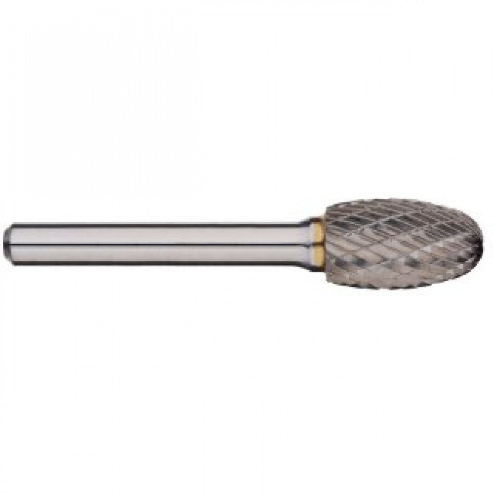 SE53M Carbide Burr Oval Shape Double Cut 5x7.1x38mm With 3mm Shank