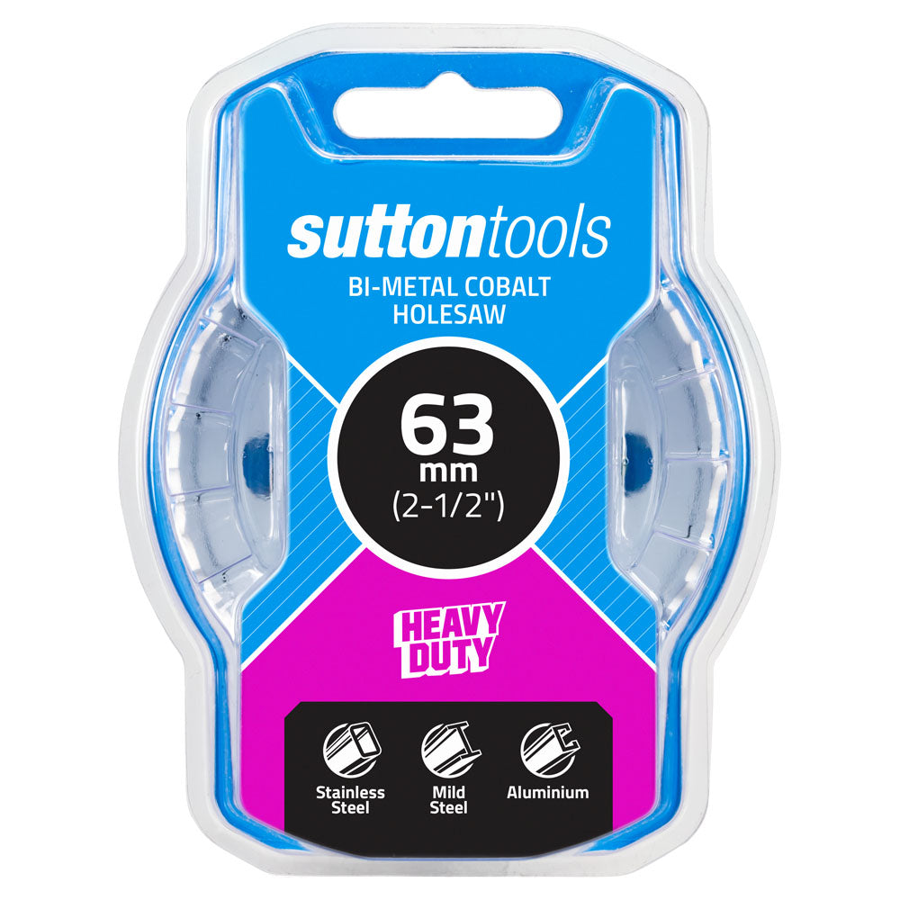 63mm Sutton Tools Bi-Metal Cobalt Holesaw