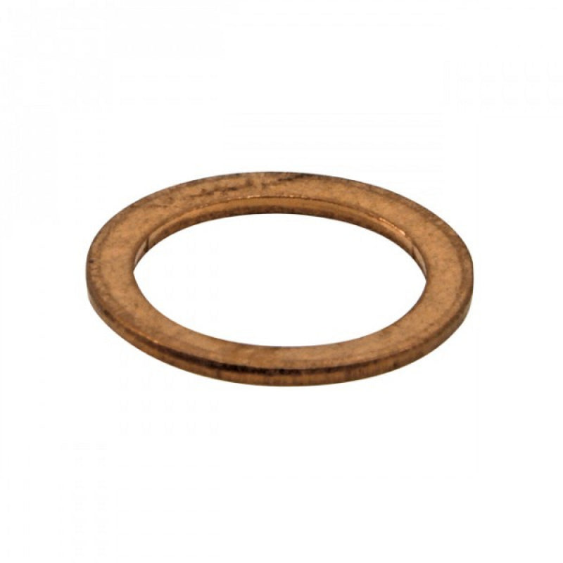M8 x 14mm x 1.0mm Copper Ring Washer - 100Pk