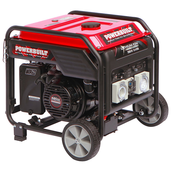 Powerbuilt 7500W Open Frame Inverter Generator