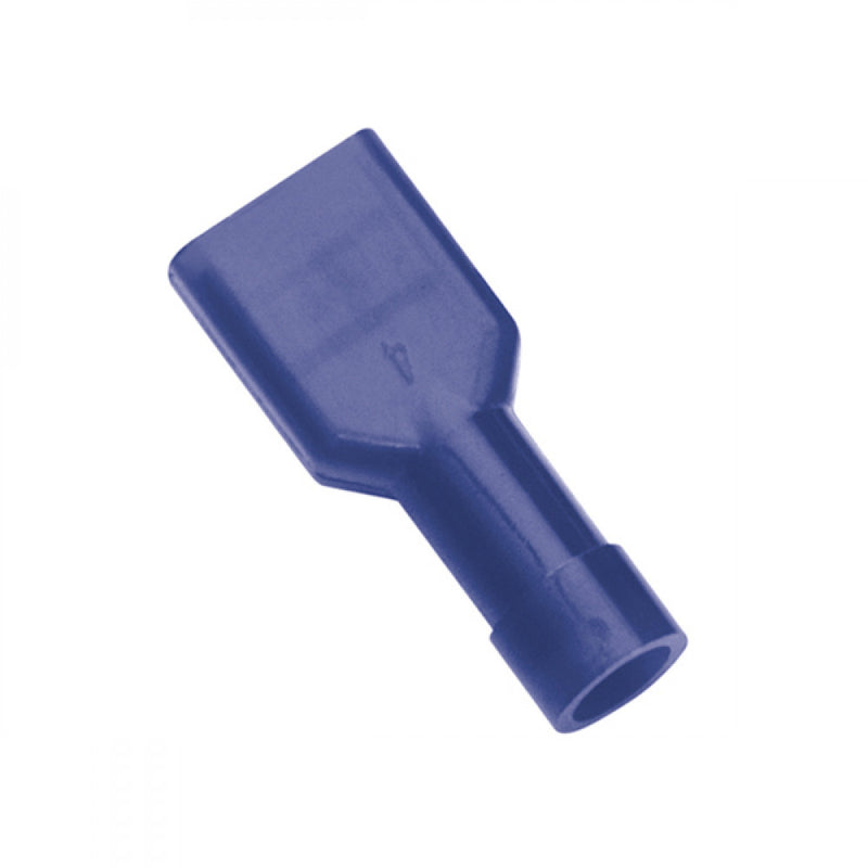 BLUE FEMALE INSULATED PUSH-ON SPADE TERMINAL