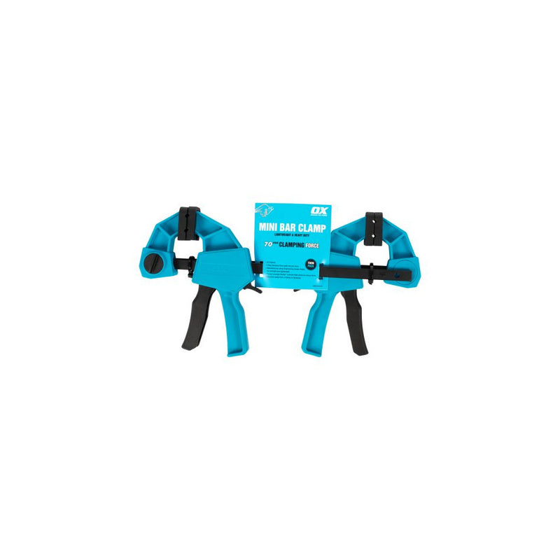 OX Pro Series Mini Bar Clamp Twin Pack 150mm (6")