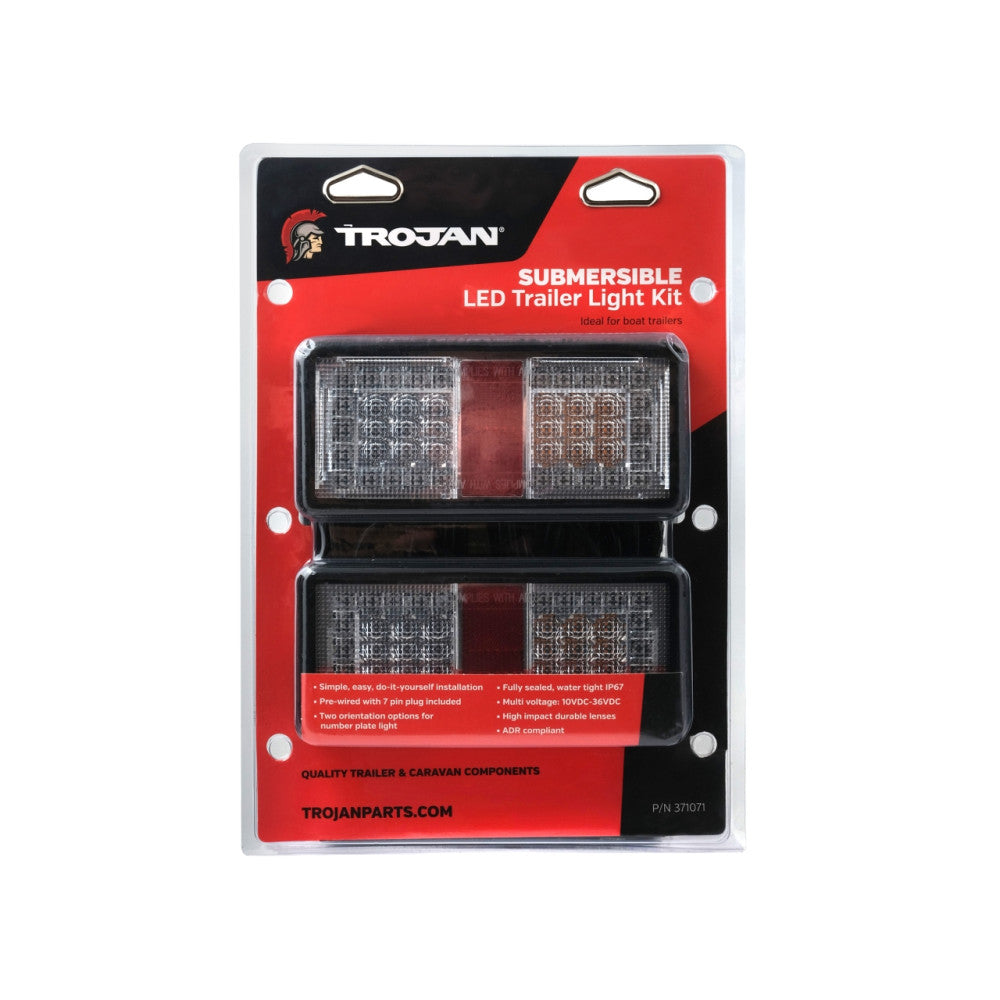 RectangularLED Multi Volt Submersible Combination Light Kit