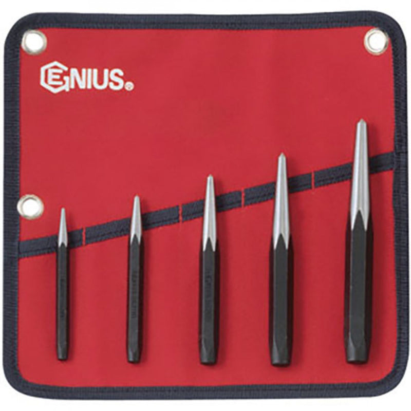 Genius 5Pc Centre Punch Set