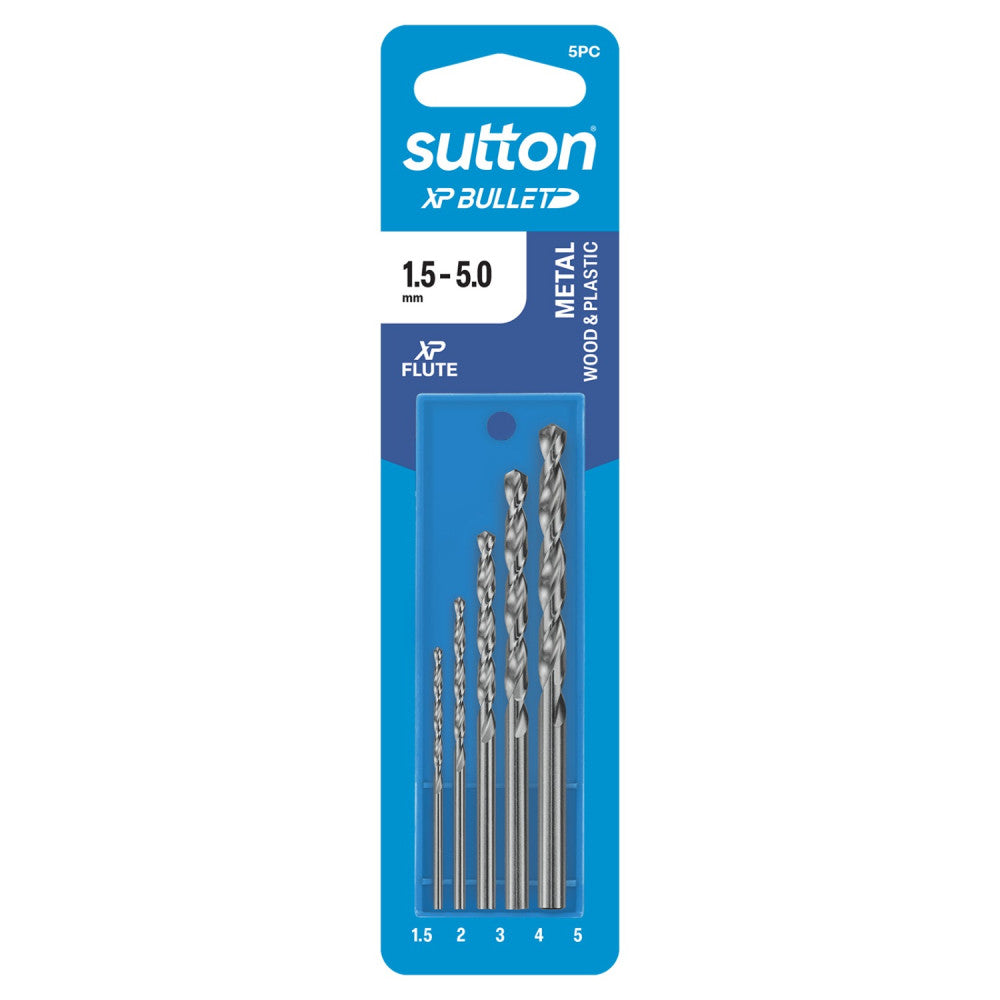 XP Bullet Jobber Drill Refill Set 5 Piece 1.5-5.0 mm