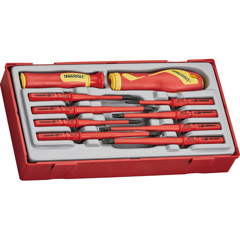 Teng 10Pc 1000 Volt Screwdriver Set Fl-Ph-Pz - Tc-