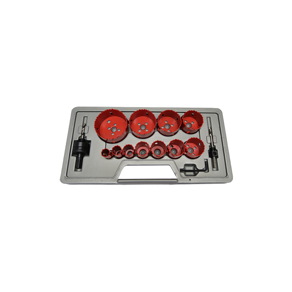 T&E Tools 14Pc Bi Metal Hole Saw Kit3/4"-3"(19-76mm)
