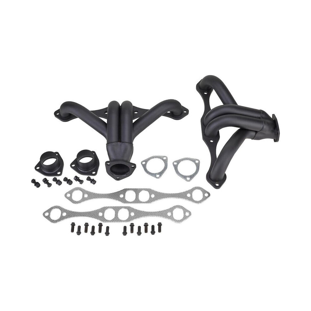 AFTERBURNER Steel Block Huggers Chev SB - Black Set #ABE012