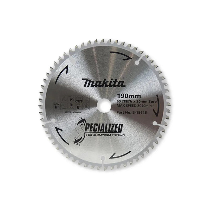 Makita Saw Blade TCT Aluminium 190mm 60T