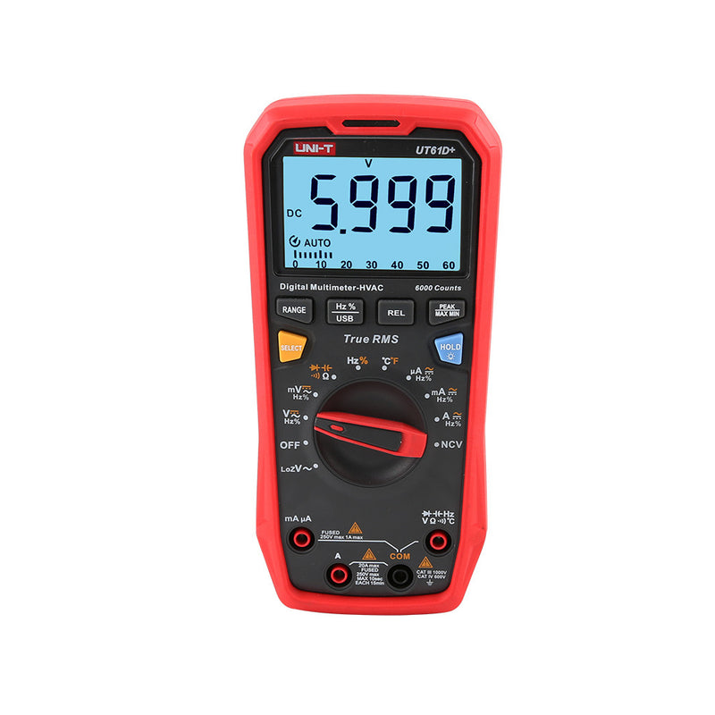 Uni-T UT61D+ 1000V True RMS Digital Multimeter