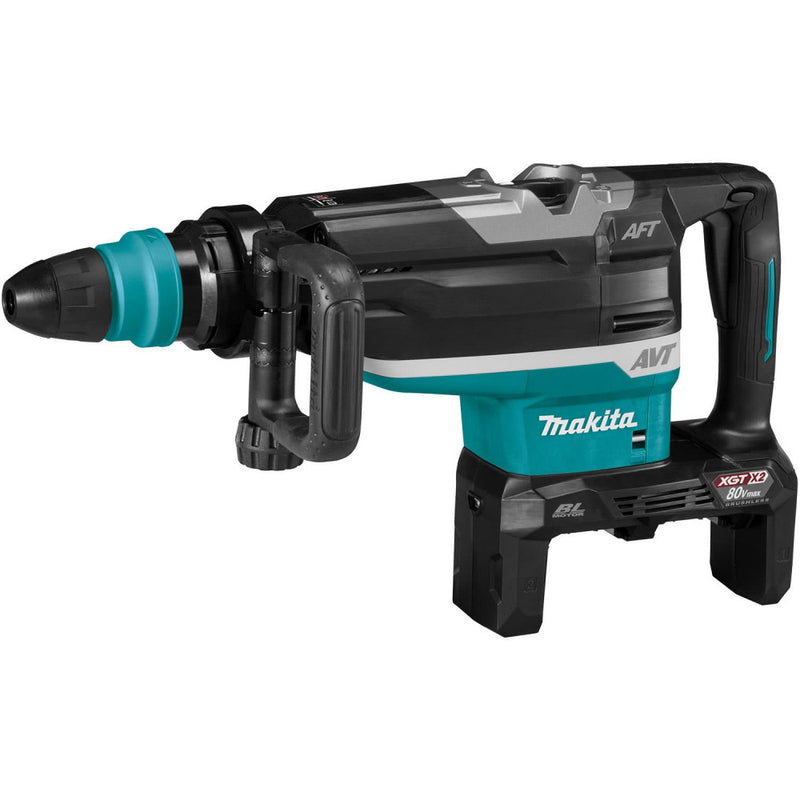 MAKITA 80Vmax (40Vx2) XGT Brushless AWS* 52mm Rotary Hammer - SDS-Max - KIT