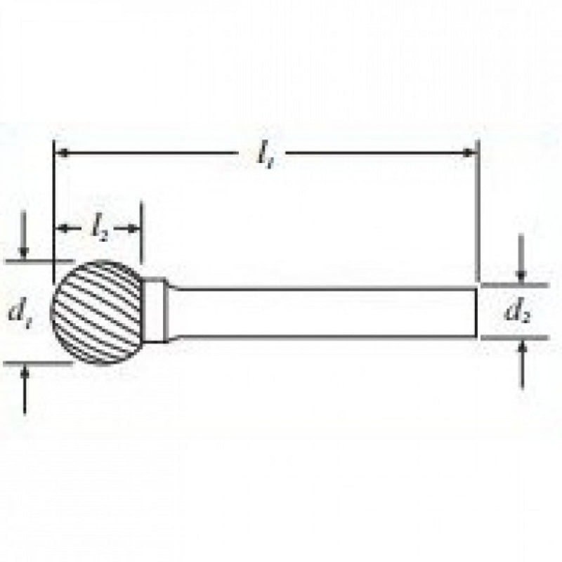 SD4M 11mm Double Cut Carbide Rotary Burr