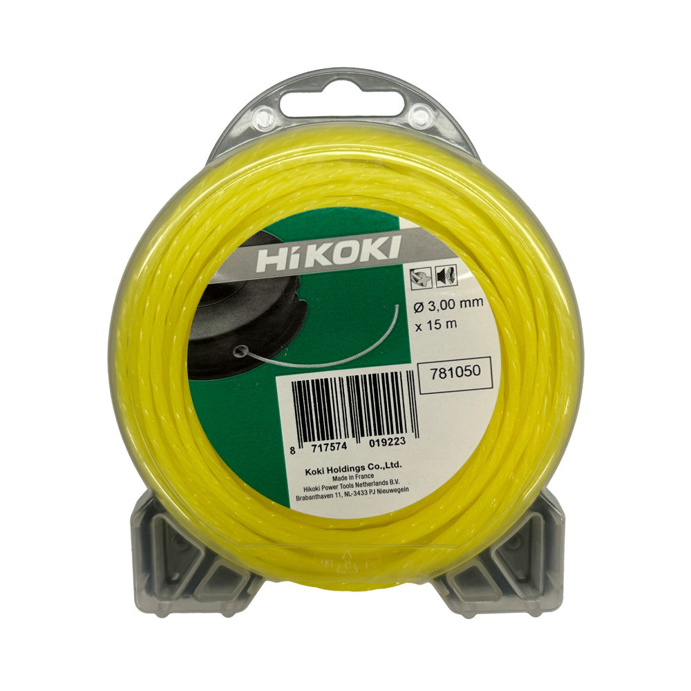 HiKOKI 15m Helicoidal Line Trimmer Line (3.00mm) - Single Item