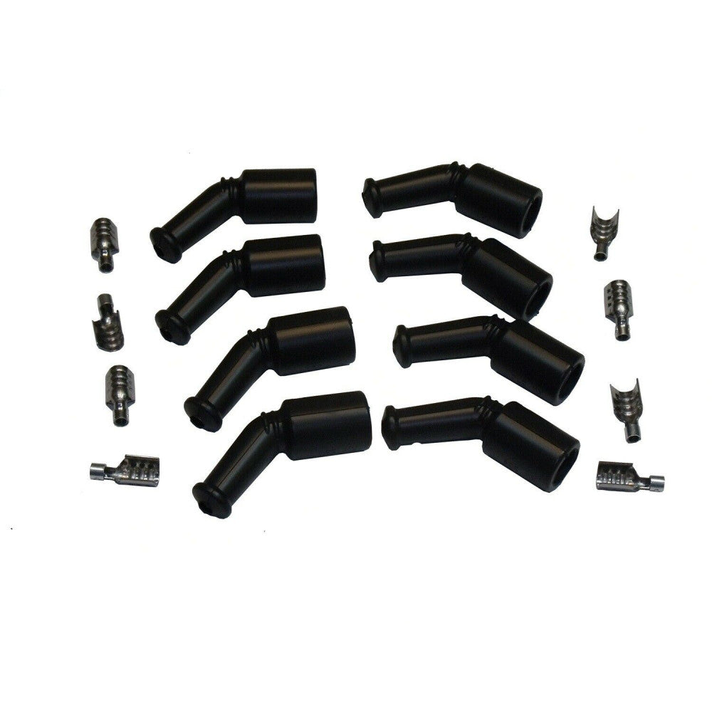 Taylor Cable 135° Gray Spark Plug Boot/Terminal Kit For LS1/LT1 Engine #46069
