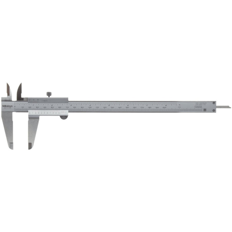 Mitutoyo Vernier Caliper 8"/200mm x 1/128" / 0.05mm