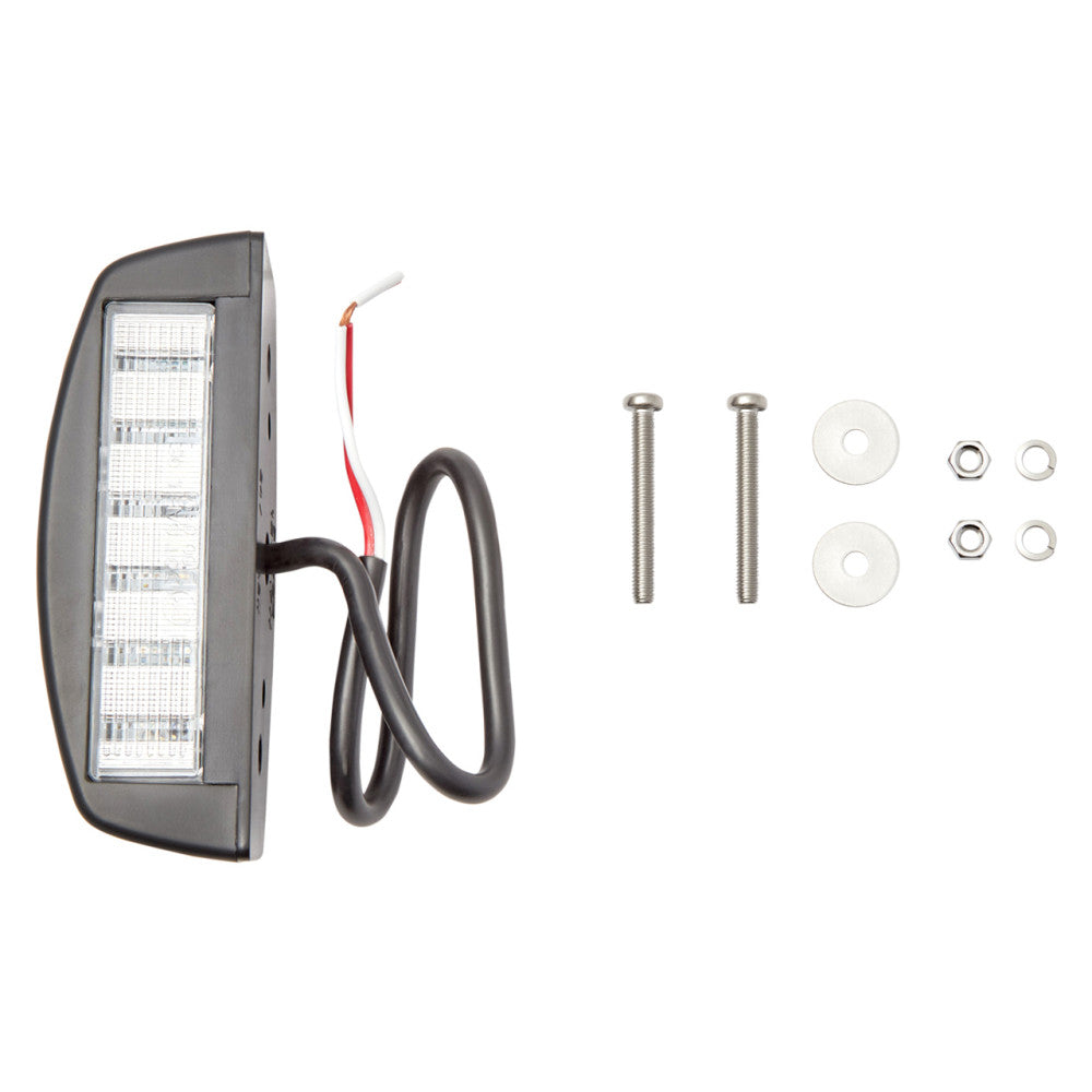 30 Volt Number Plate Light - Rectangular LED
