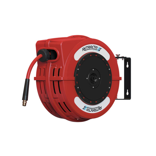 Retracta Hose Reel (Red) - Hot/Cold Water 1/2" x 12M Hose