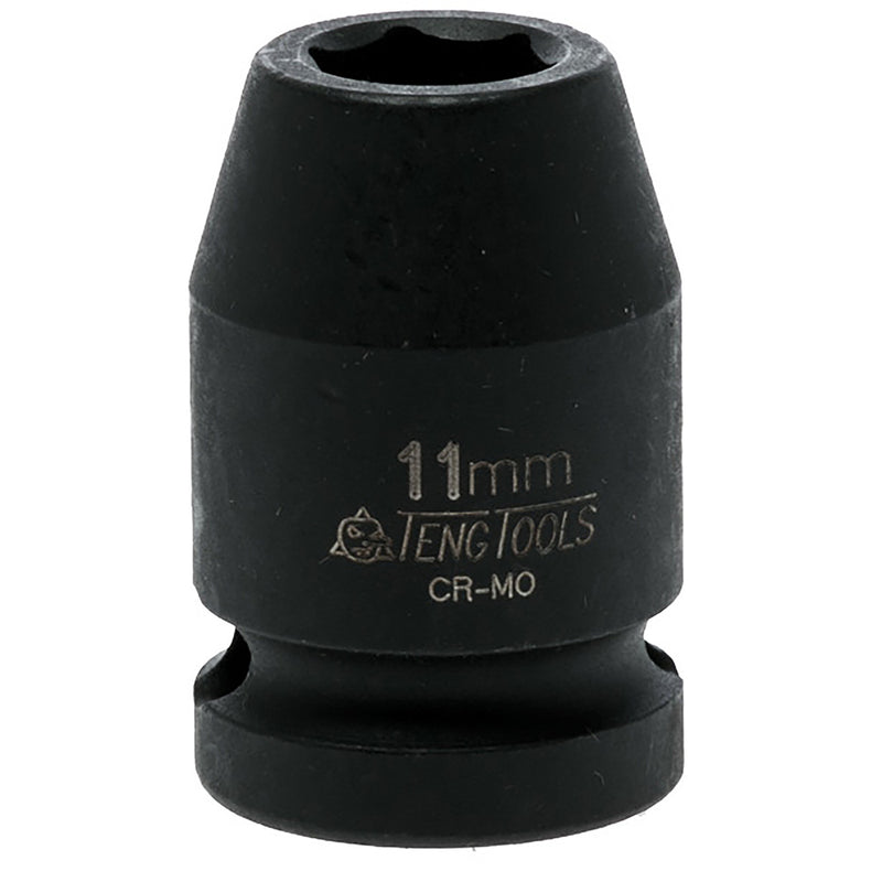 Teng 1/2in Dr. Impact Socket 11mm Din