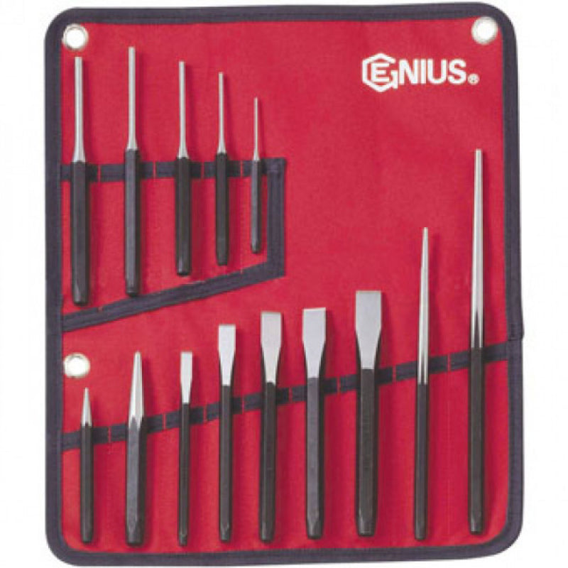 Genius 14Pc Punch And Chisel Set