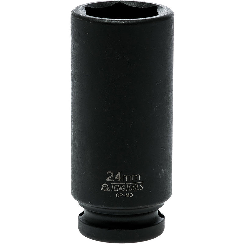 Teng 1/2in Dr. Deep Impact Socket 24mm Din