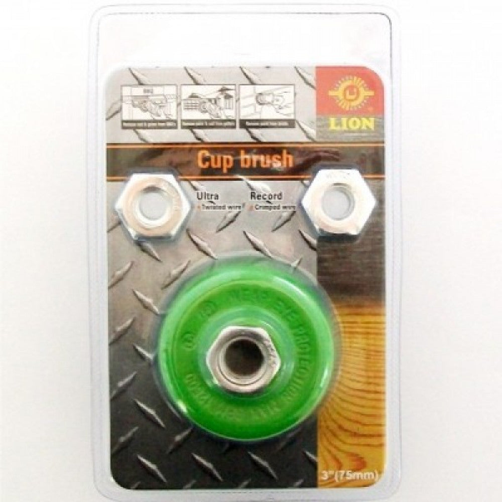 Wire Cup Brush 75mm Stainless Steel